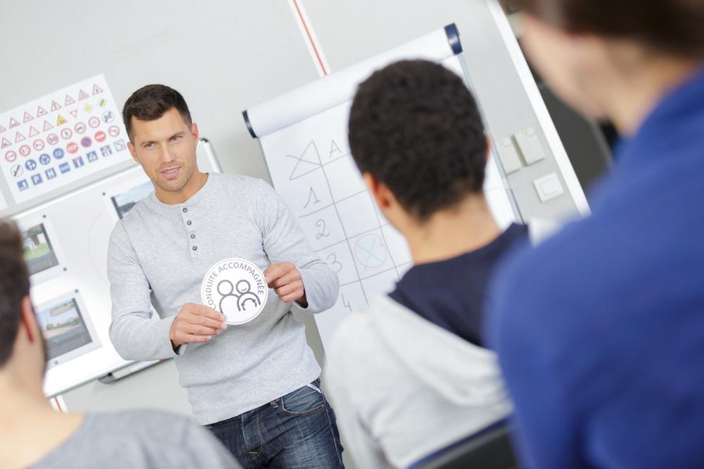 Cours conduite accompagnée